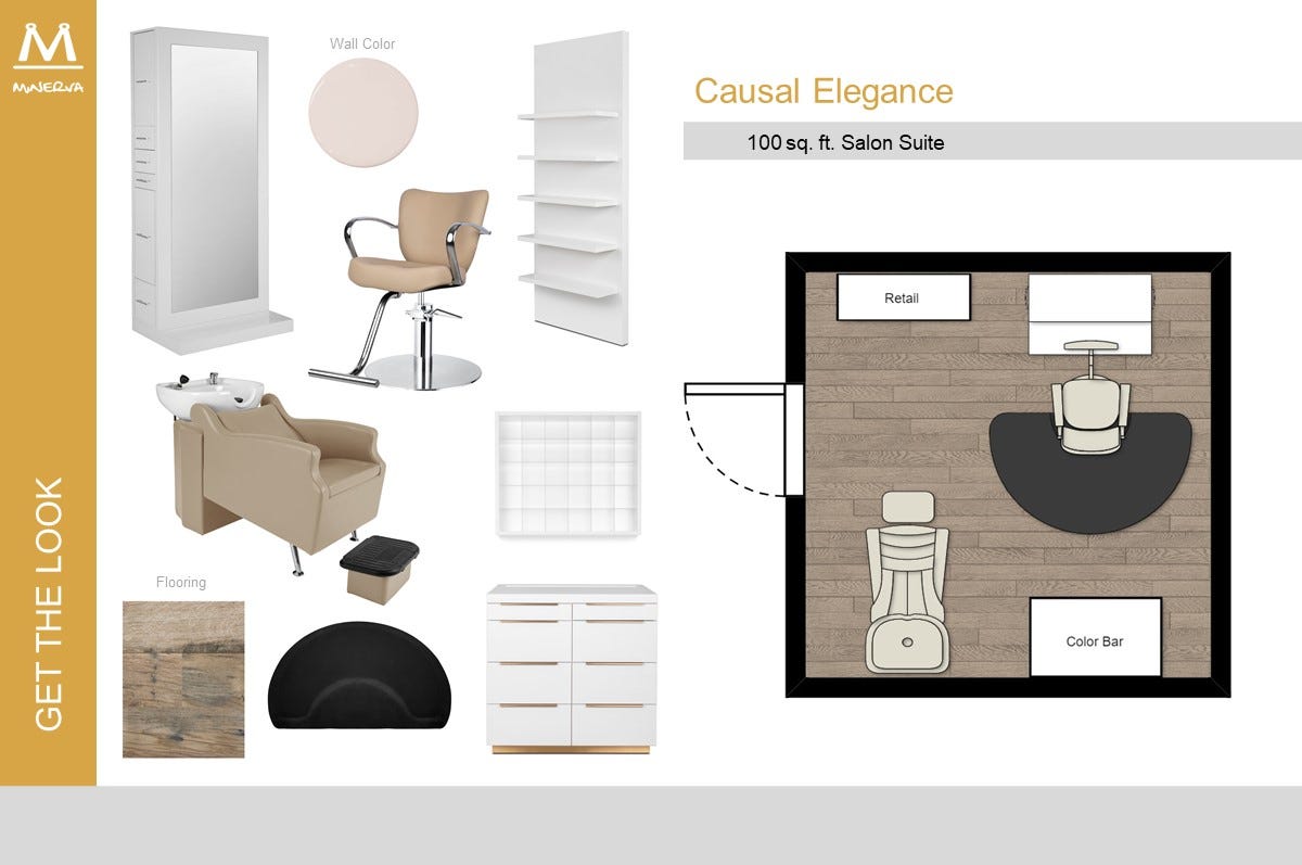 Design Esthetician Spa Floor Plan / Beauty Salon Floor Plan Design